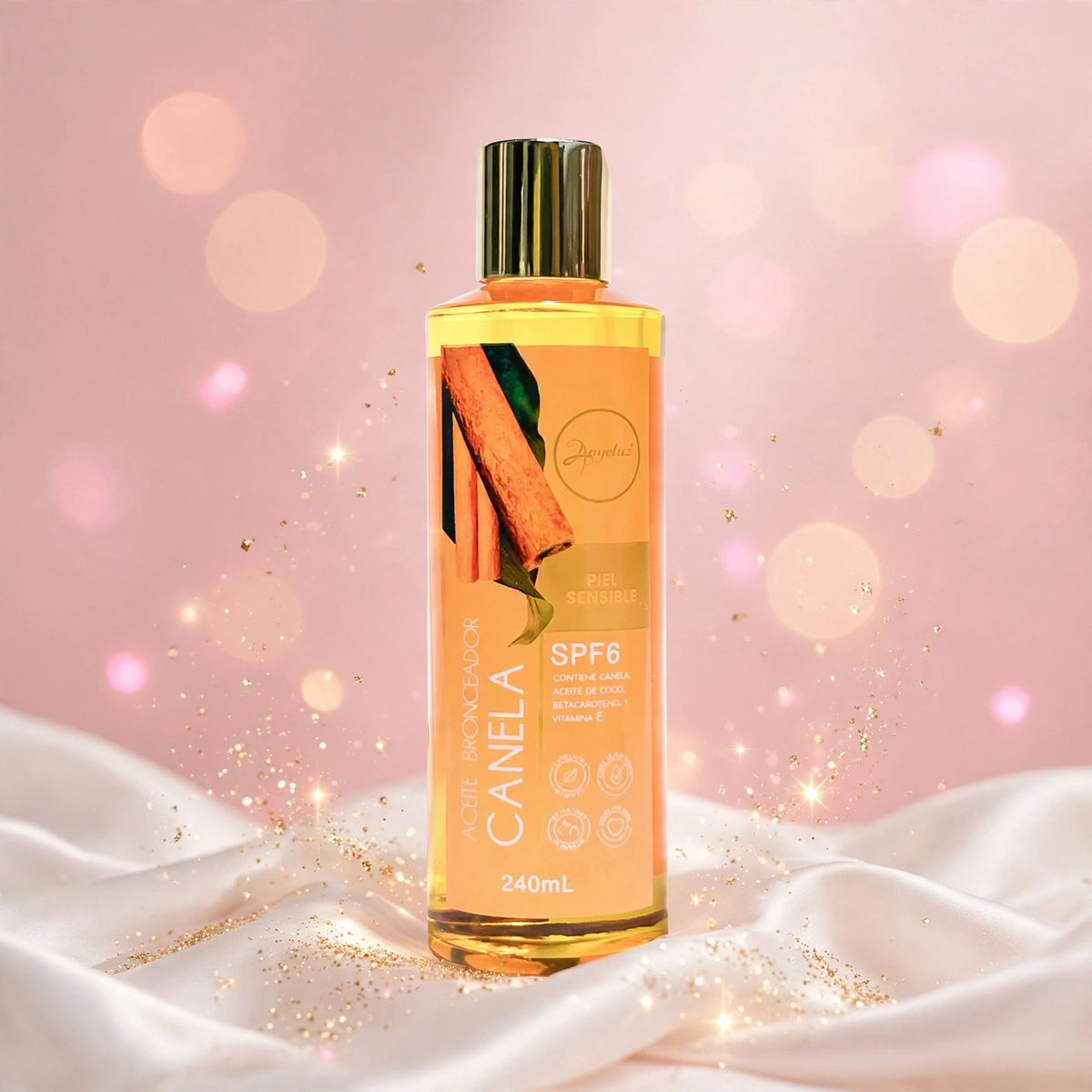 Aceite Bronceador de Canela Anyeluz