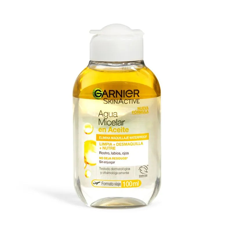 Agua micelar en Aceite Garnier 100 ml