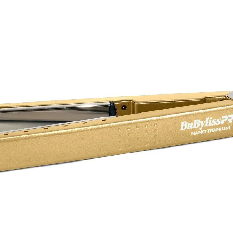 Plancha BabyLiss Pro Nano Titanium Dorada
