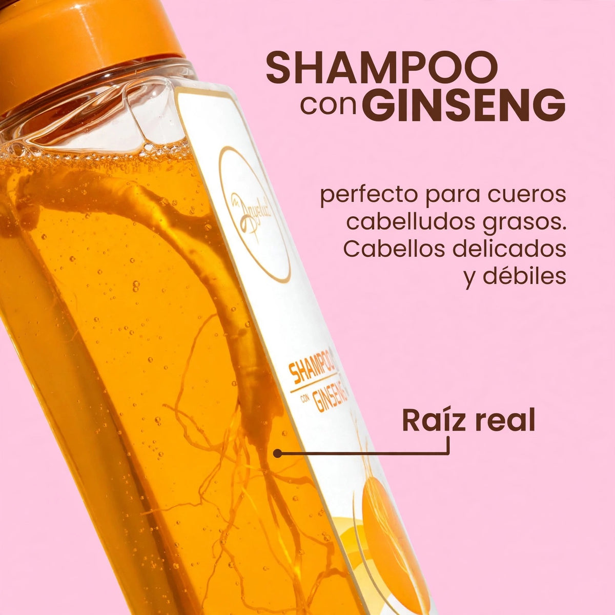 SHAMPOO CON GINSENG ANYELUZ
