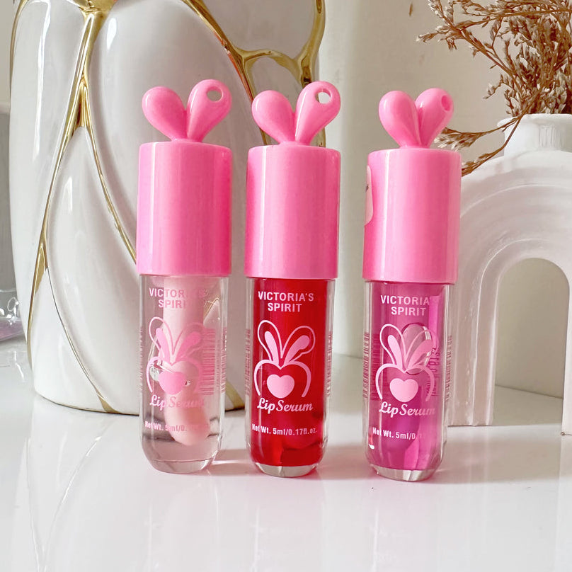 LIP SERUM GLOSS PINK CORA TAPE VICTORIA`S SPIRIT