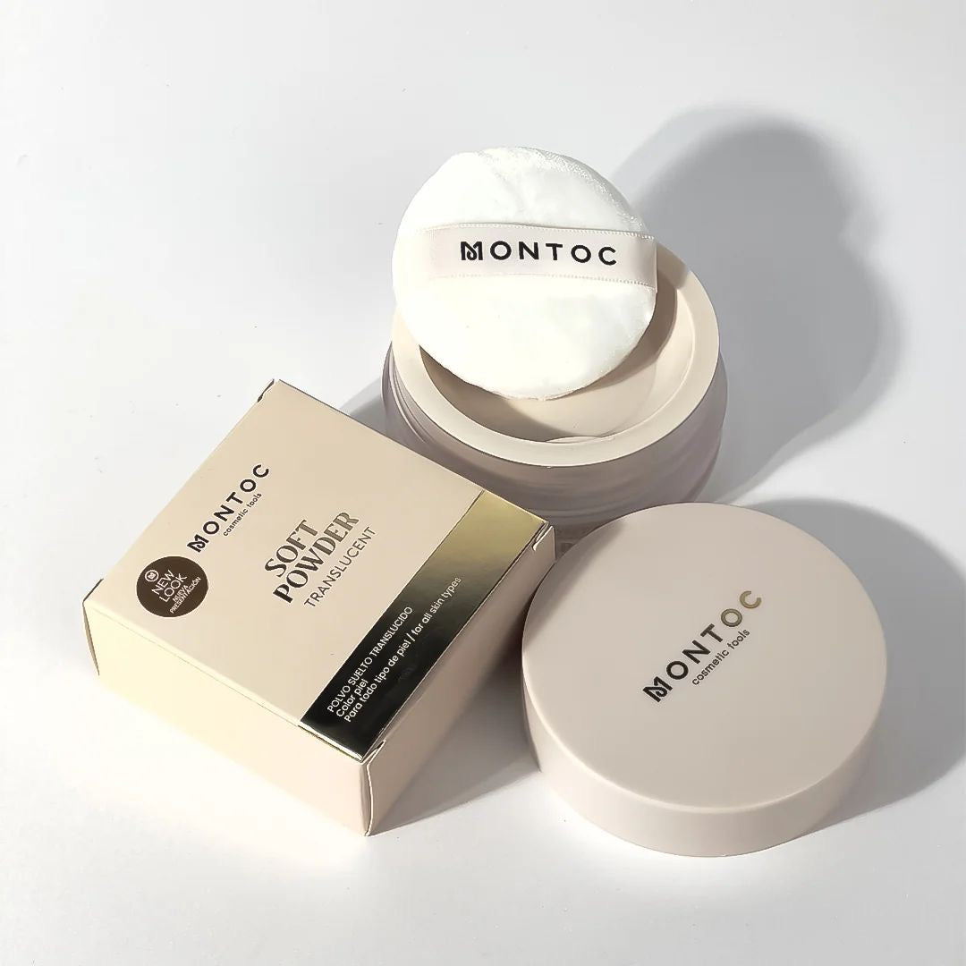 Polvo suelto traslúcido