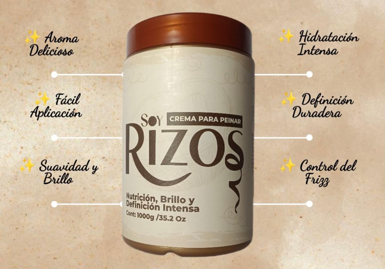 Crema para Peinar Soy Rizos 1000 ML