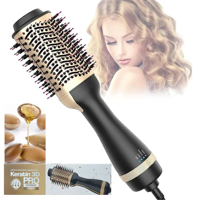 Cepillo Secador Keratin Génetico