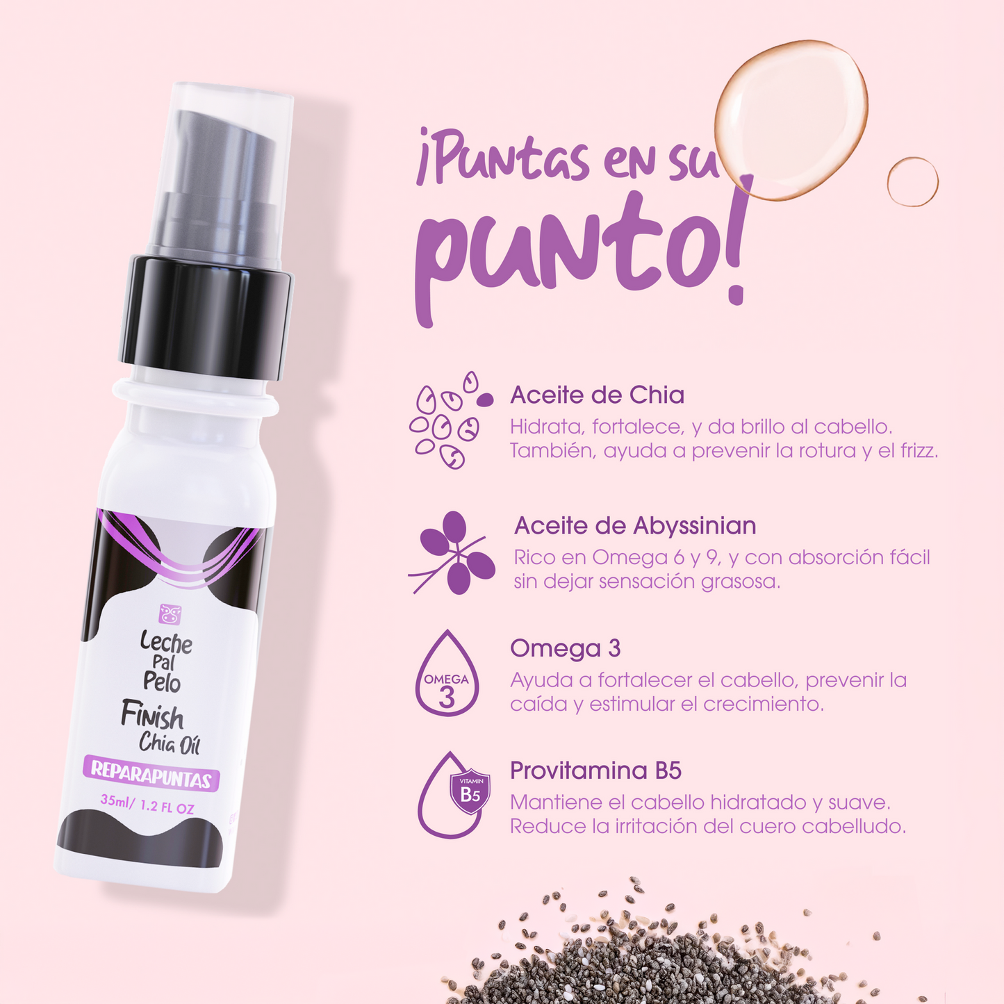Finish Chia Oil Reparapuntas
