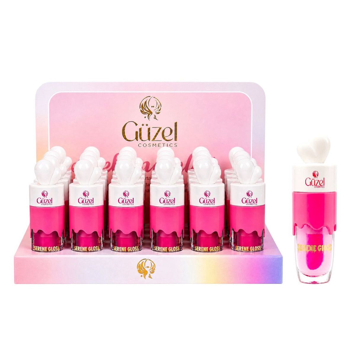 BRILLO MAGICO SERENE GLOSS TAPA CORAZON 5ML GÜZEL COSMÉTICS