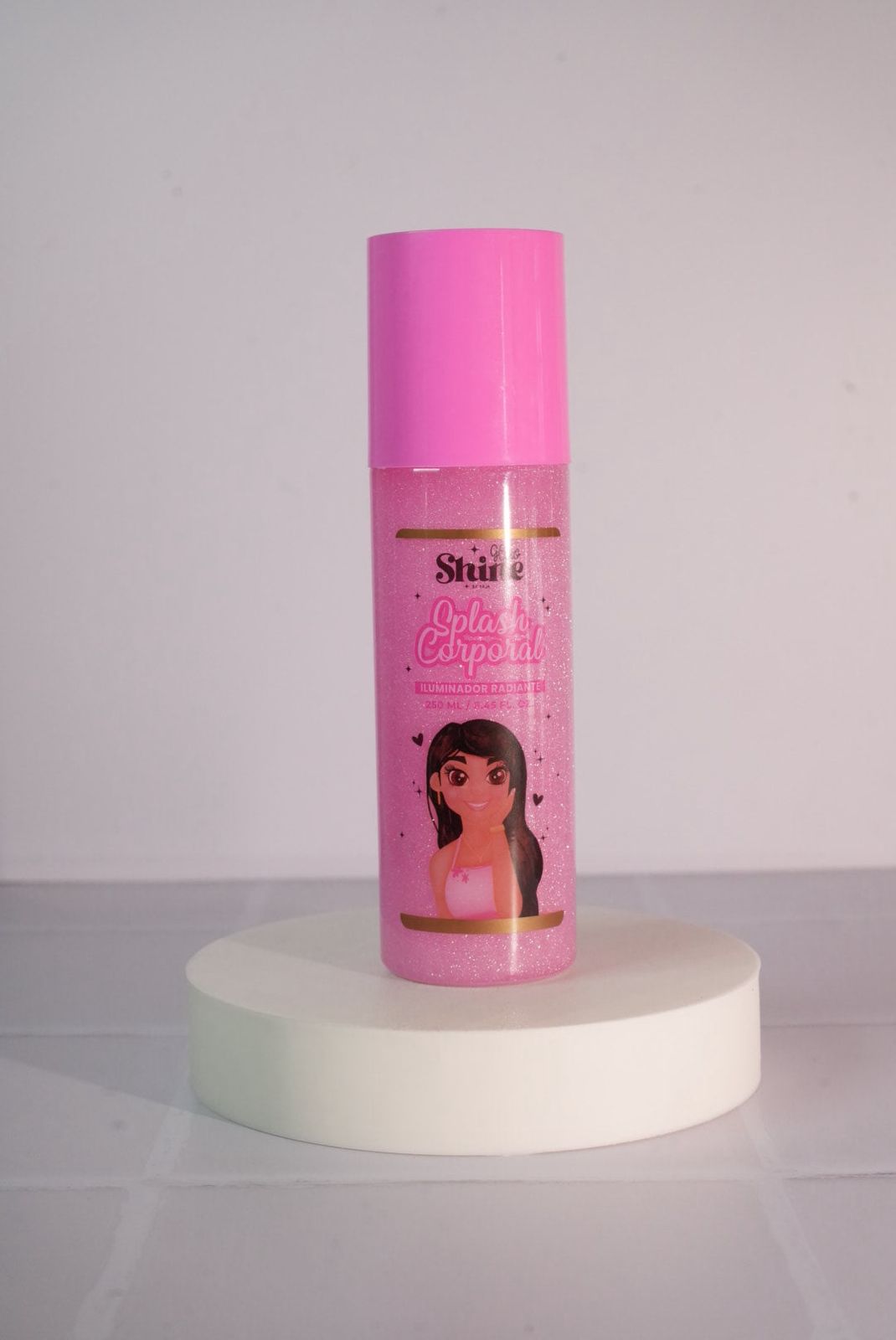 SPLASH CORPORAL ROSADO 250 ML GLOW SHINE BY YAJA