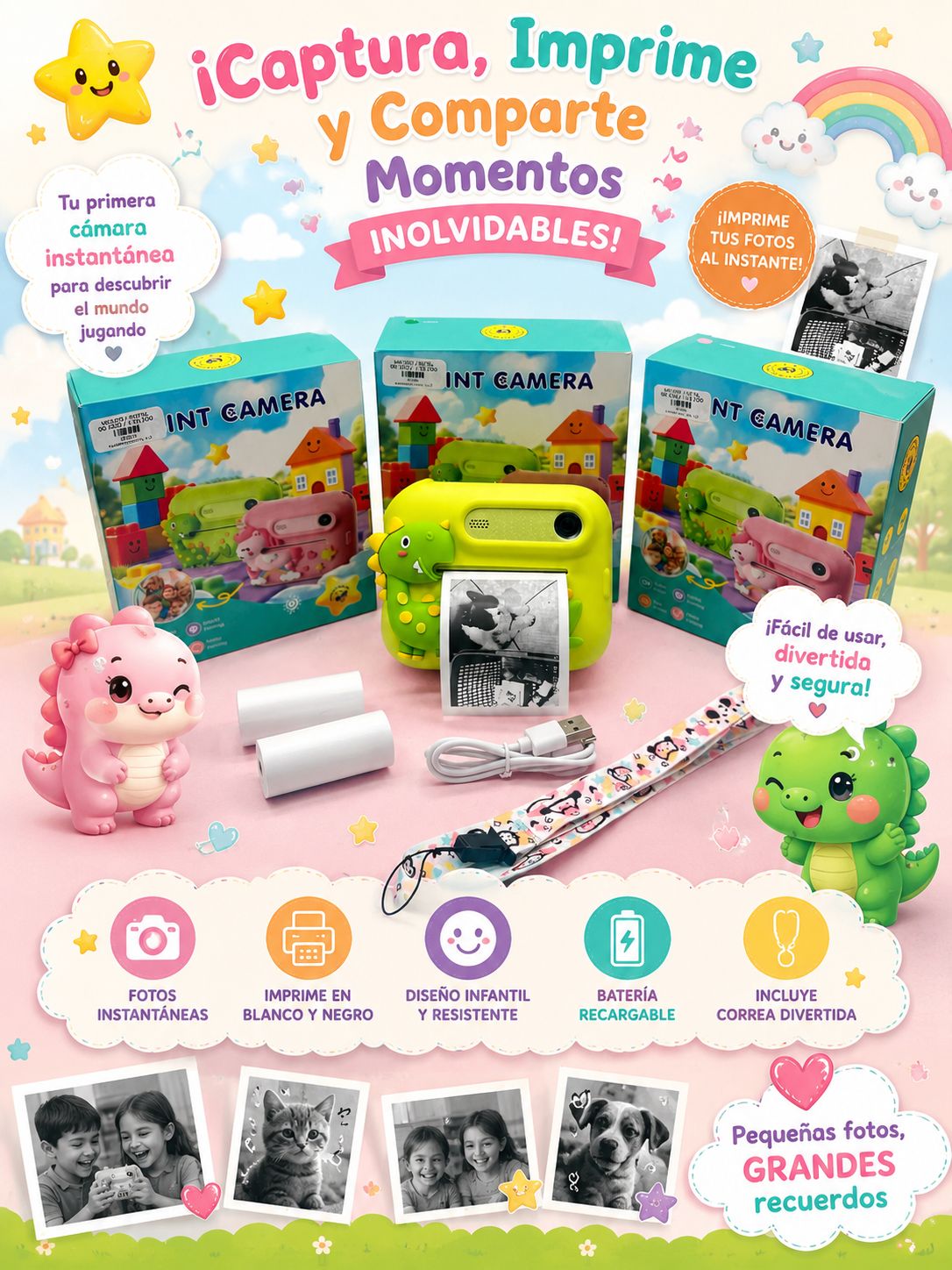 CAMARA IMPRESORA INFANTIL