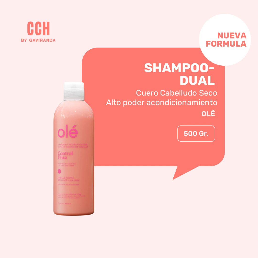 Shampoo+acondicionador control frizz