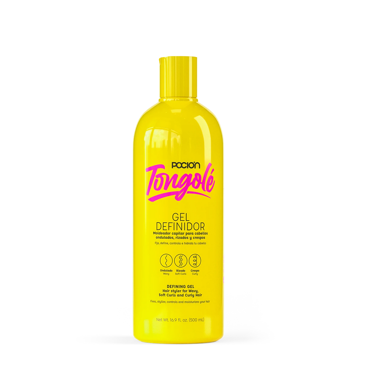 Gel definidor de rizos poción