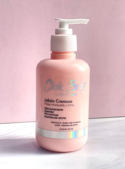 Jabón Cremoso Rosas mosquetay lichis
