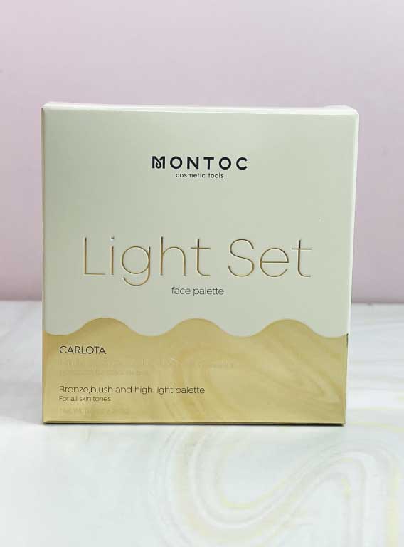 PALETA DE BRONCEADOR ,RUBOR E ILUMINADOR MONTOC