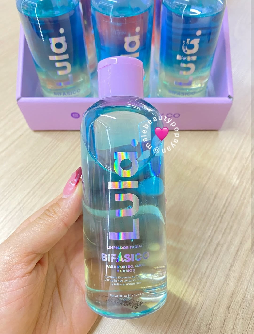 Limpiador facial Bifásico Lula