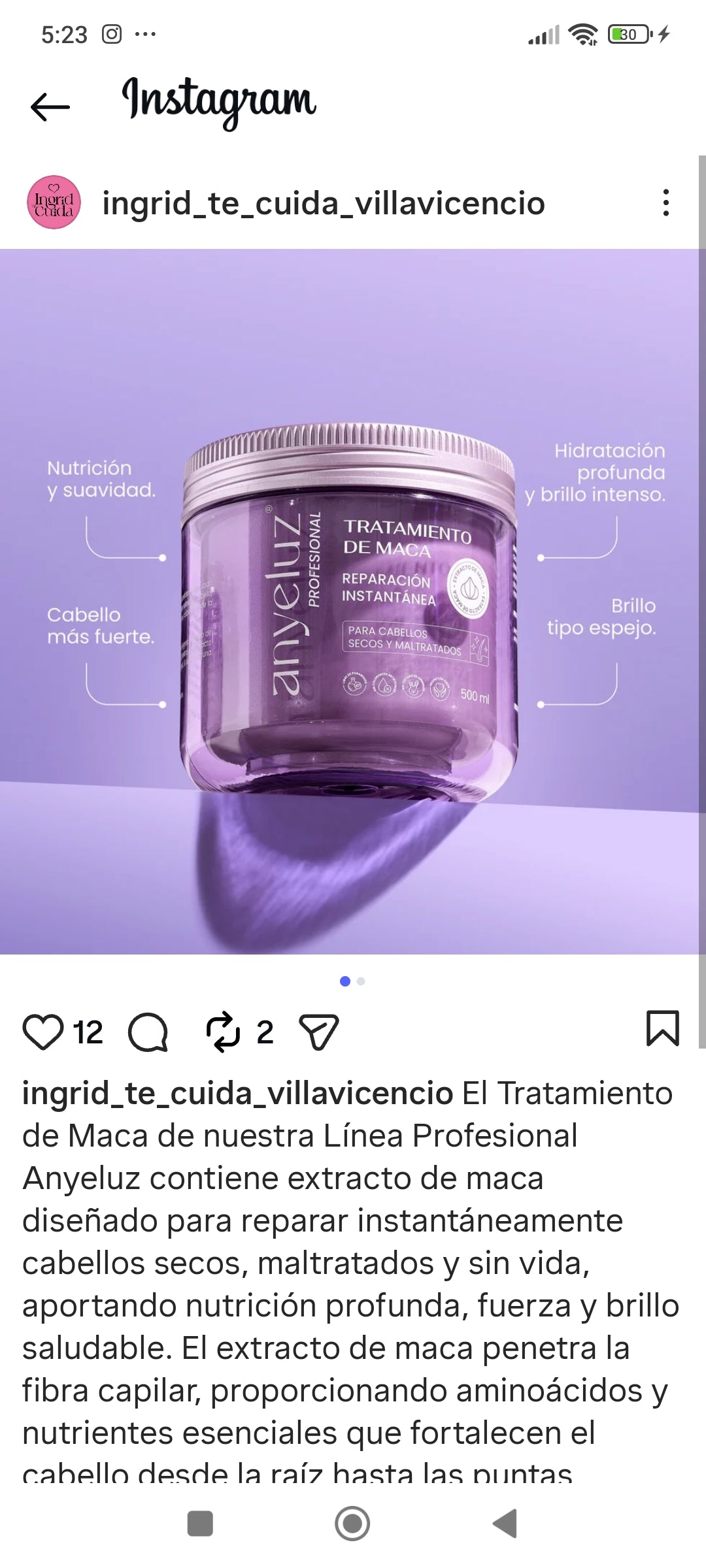 TRATAMIENTO DE MACA ANYELUZ