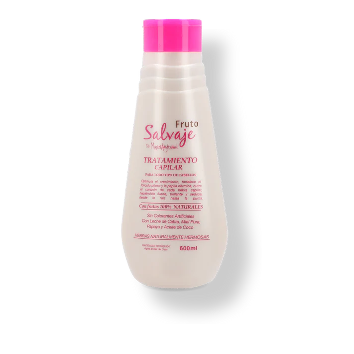 Tratamiento capilar con aceite de coco Rosado Fruto Salvaje