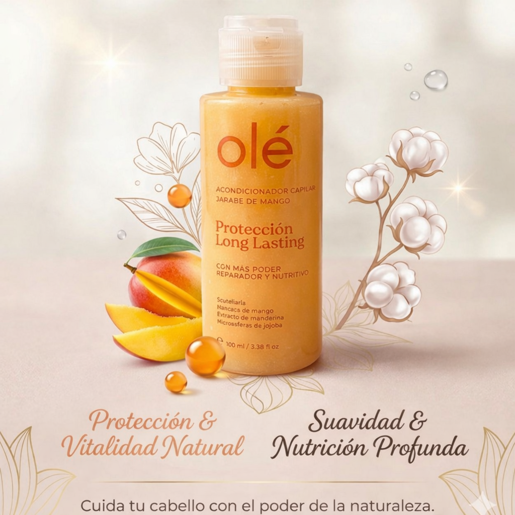 Mini Acondicionador capilar Jarabe de Mango olé