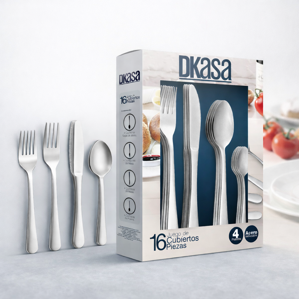 Juego de Cubiertos 24 Piezas Simplicity Dkasa