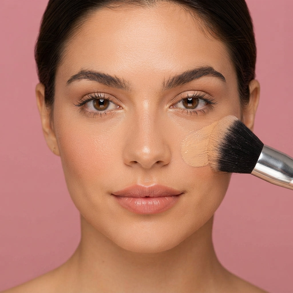 Brocha grande profesional para base Alma Beauty