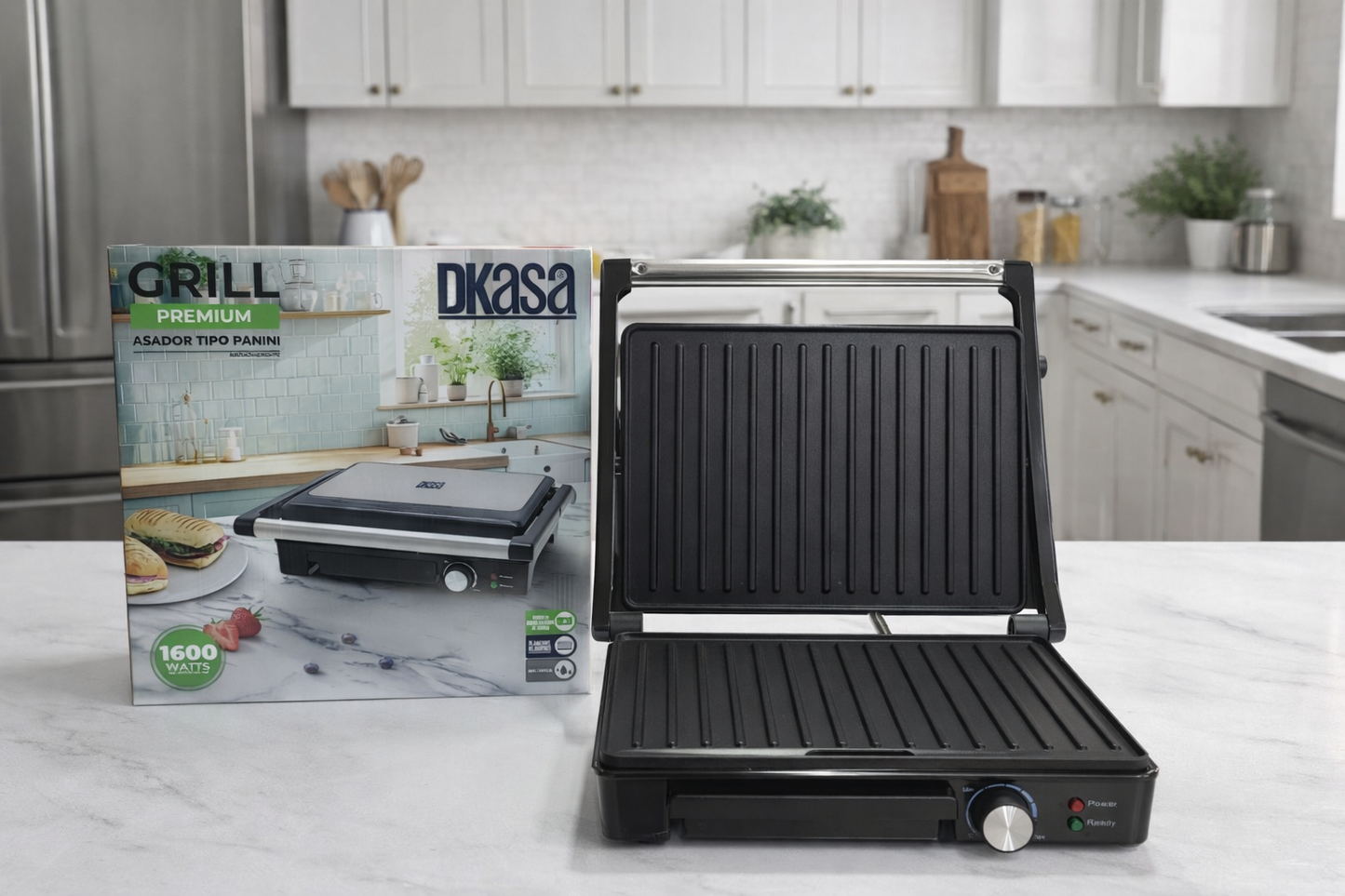 Asador Grill tipo Panini premium Dkasa