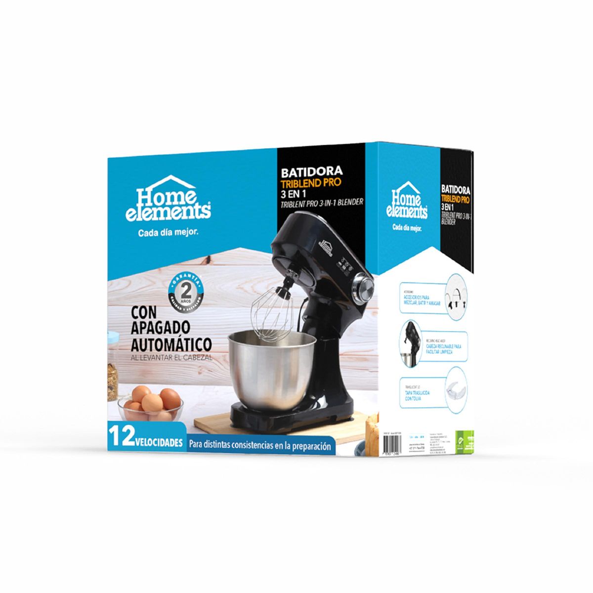 Batidora 3 en 1 Home Elements