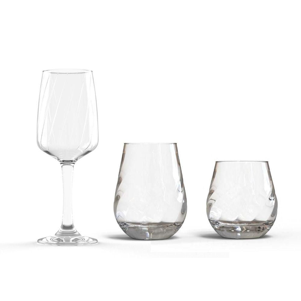 Set de copa+ vasos cristal