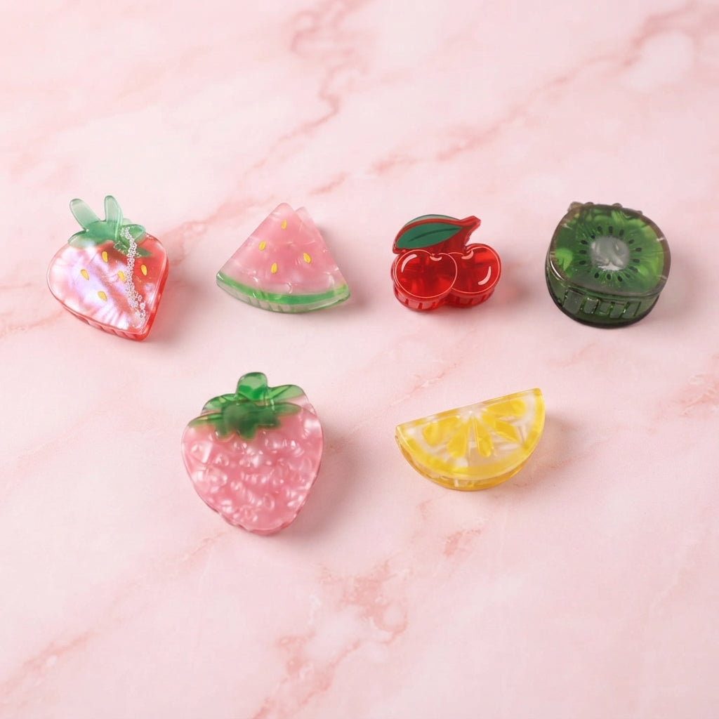 Mini caimanes de frutas