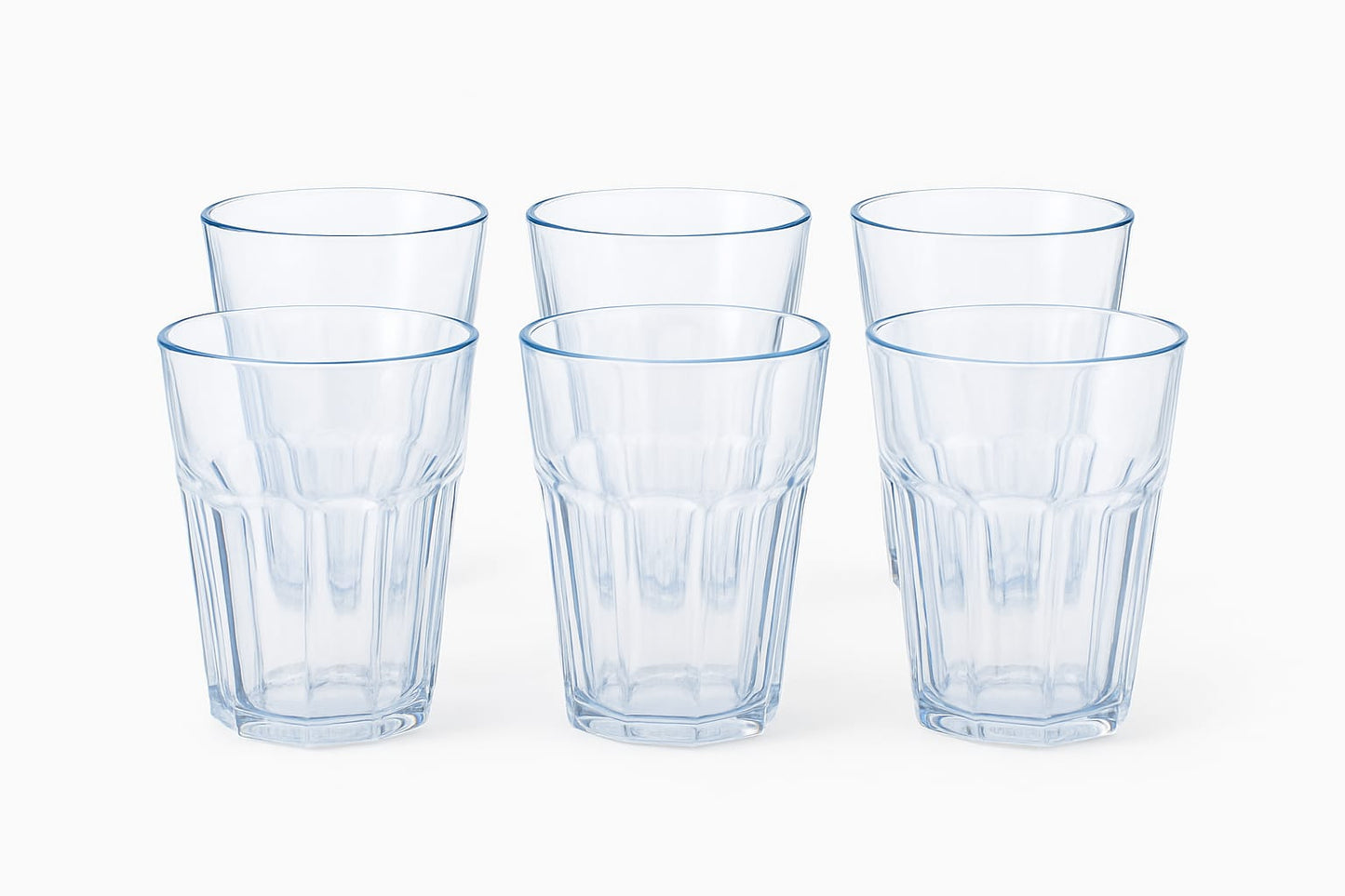 Juego de 6 vasos plástico