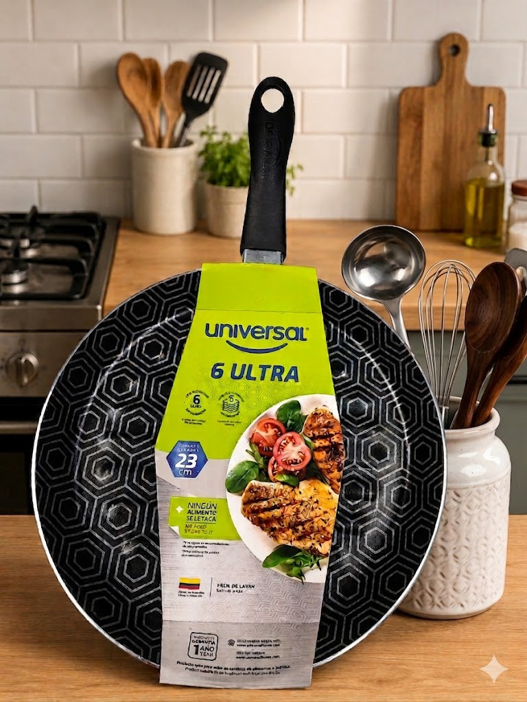 Plancha asadora 23cm universal