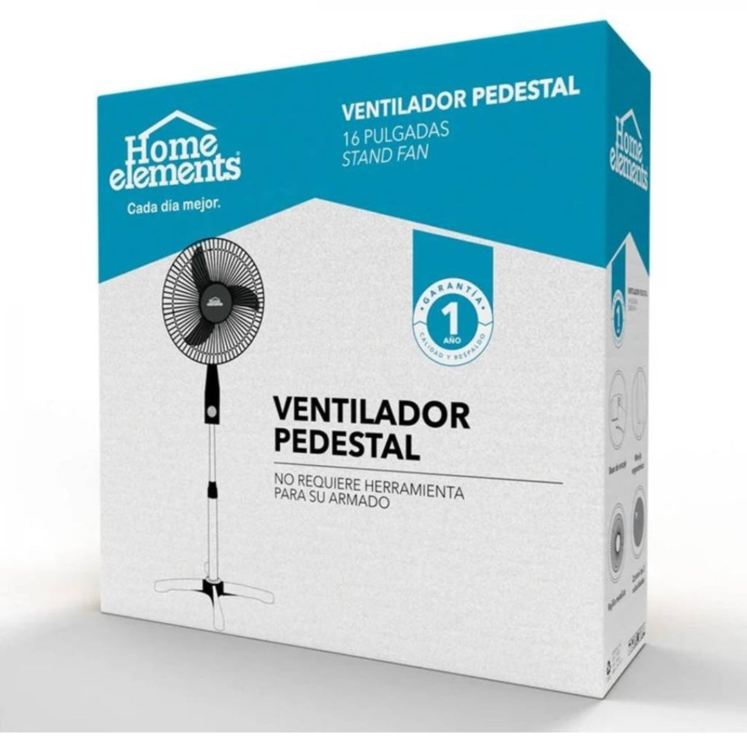 Ventilador pedestal home Elements 16"