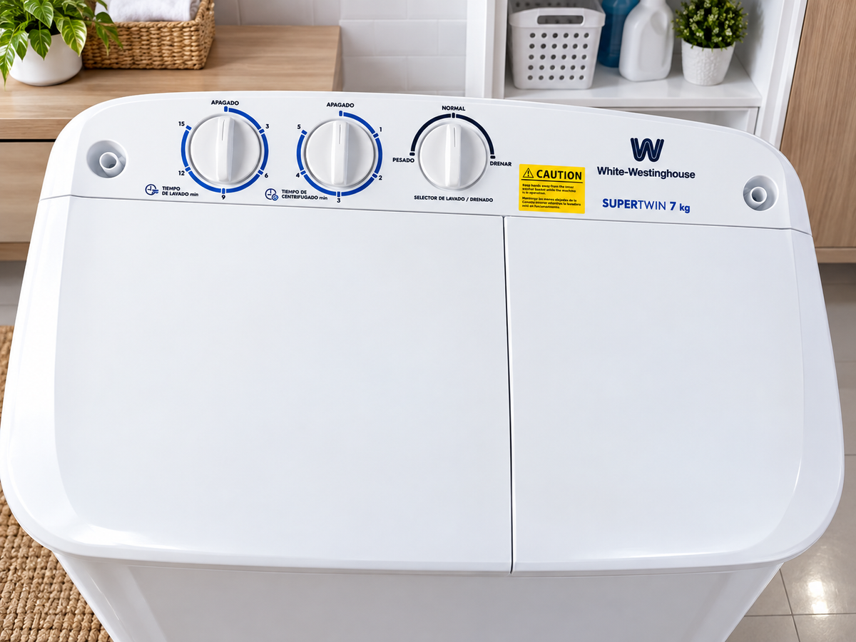 Lavadora 7kilos white westinghouse