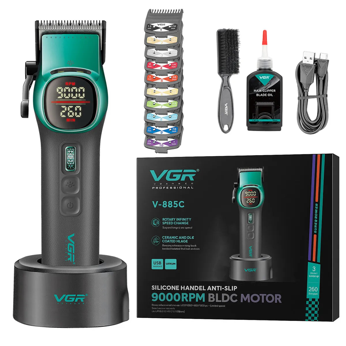 Maquina de motilar VGR V-885c