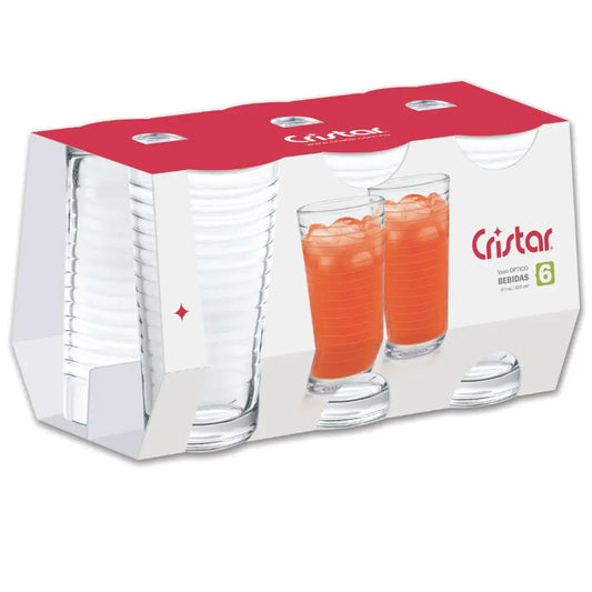 Vasos Óptico x6 Cristar