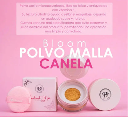 Traslucent Mini Matte Polvo  Suelto bloomshell