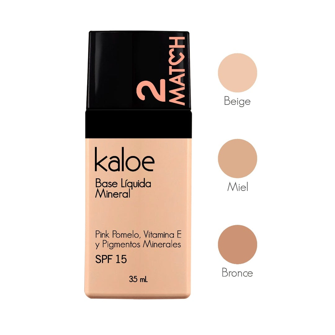 BASE LIQUIDA MINERAL 2 MATCH KALOE