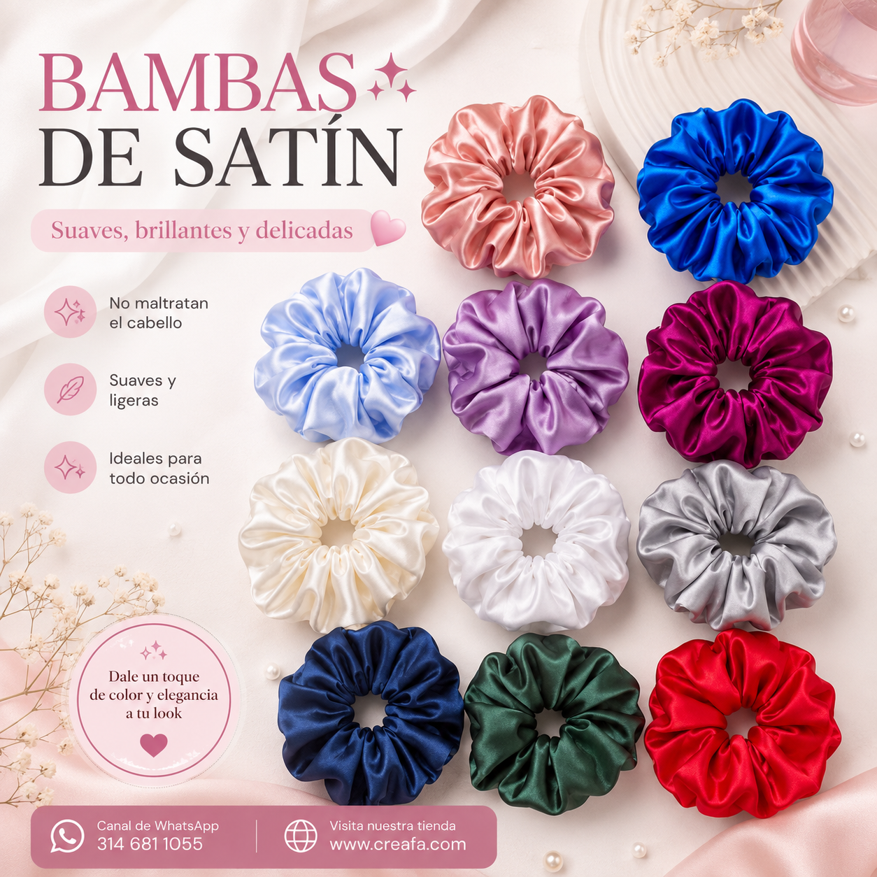 CHULOS - BAMBAS EN  SATIN