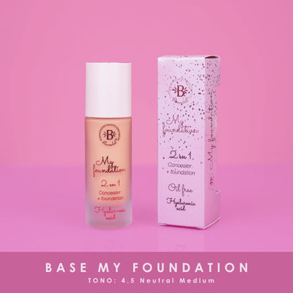BASE  MY FUNDATION  2 EN  1 BLOOMSHELL