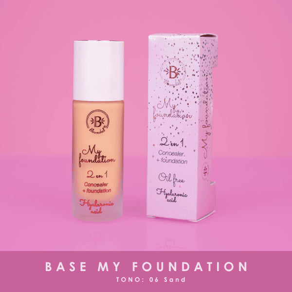 BASE  MY FUNDATION  2 EN  1 BLOOMSHELL