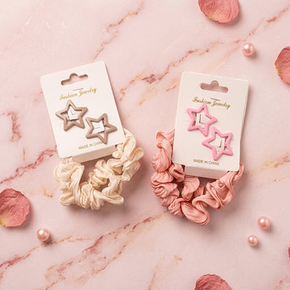 Set de pinzas + moños