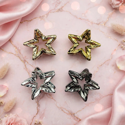 Mini caimanes de estrellas colores metálicos y tornasol