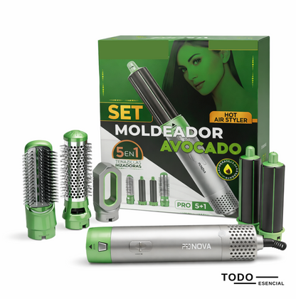 Set moldeador avocado 5 en 1