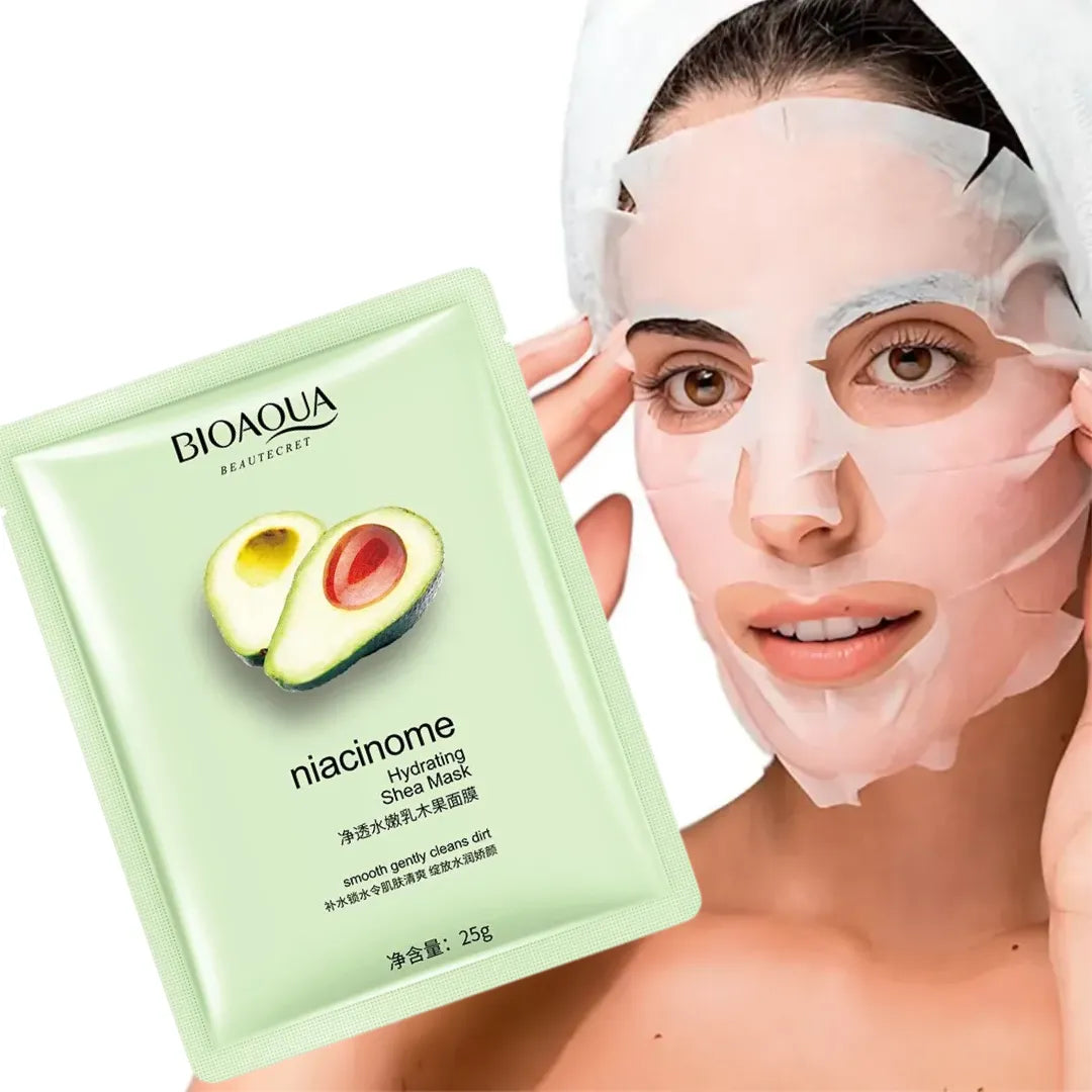 Mascarilla en velo bioaqua aguacate