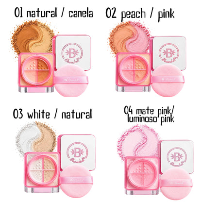 Polvo suelto set powder bloom x2