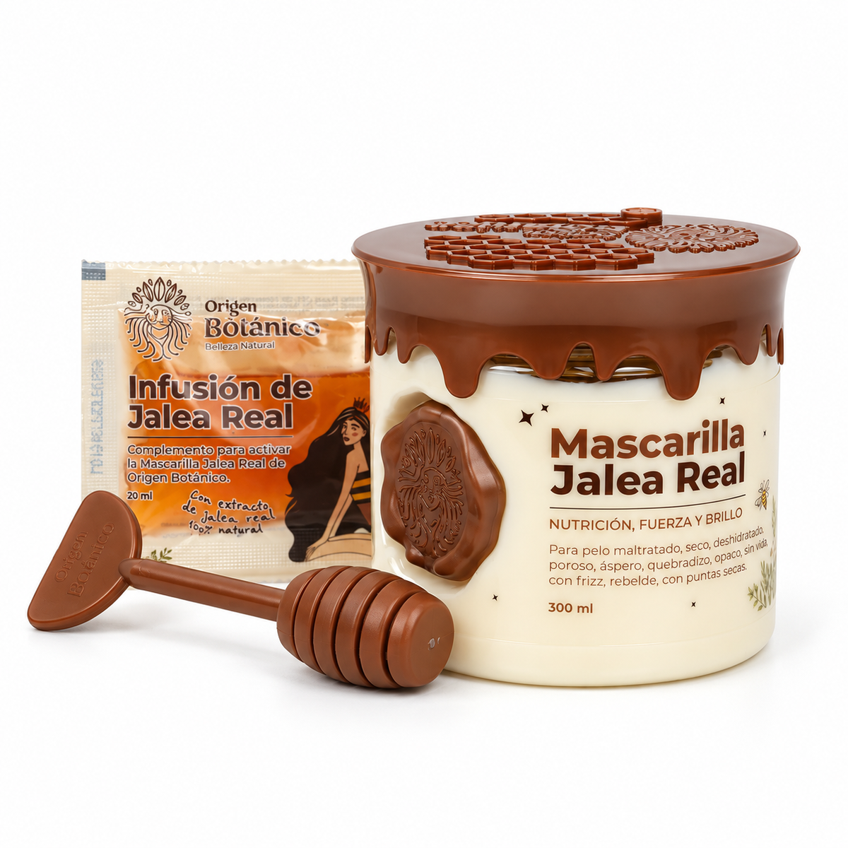 Mascarilla jalea real origen botánico