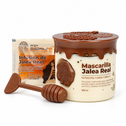 Mascarilla jalea real origen botánico