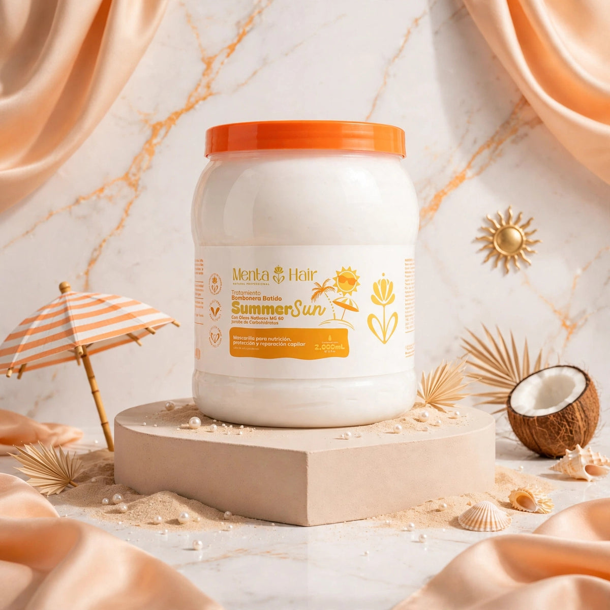 Bombonera batido summer sun menta hair