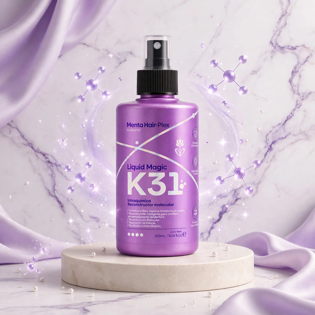 Tratamiento capilar liquid magic k31 menta hair plex