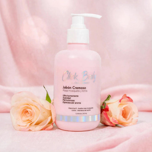 Jabón Cremoso Rosas mosquetay lichis