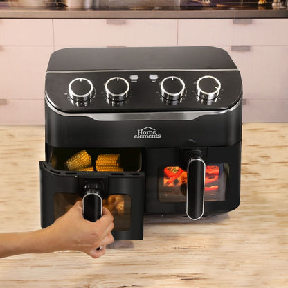 FREIDORA DE AIRE DUO FLAYER DE 8L HOME ELEMENTS