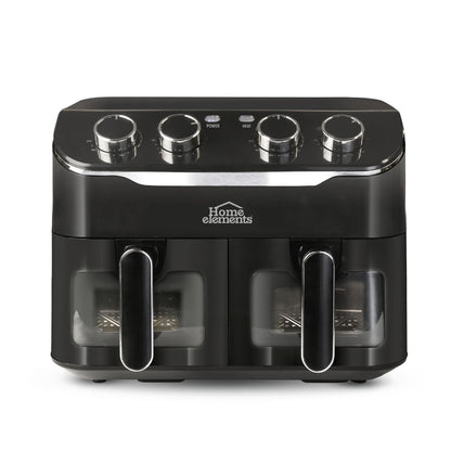 FREIDORA DE AIRE DUO FLAYER DE 8L HOME ELEMENTS