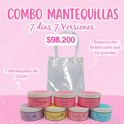 Combo Mantequillas 7 dìas 7 Versiones
